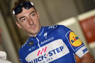 Elia Viviani in his new Quick-Step Floors kit