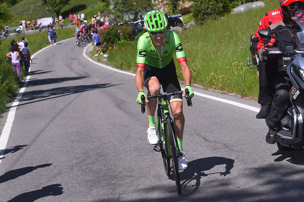 Pierre Rolland (Cannondale-Drapac) was the last rider caught