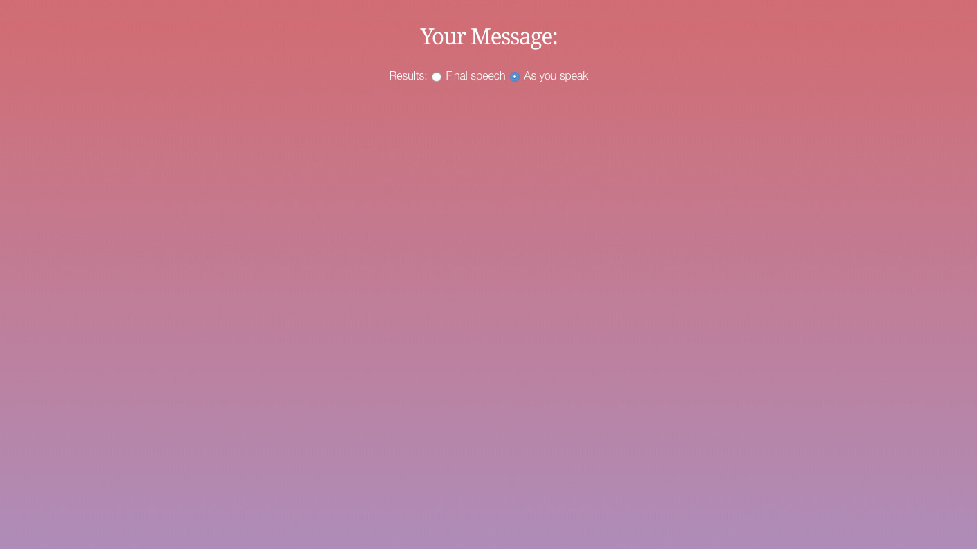 Build a voice controlled UI: Start the project