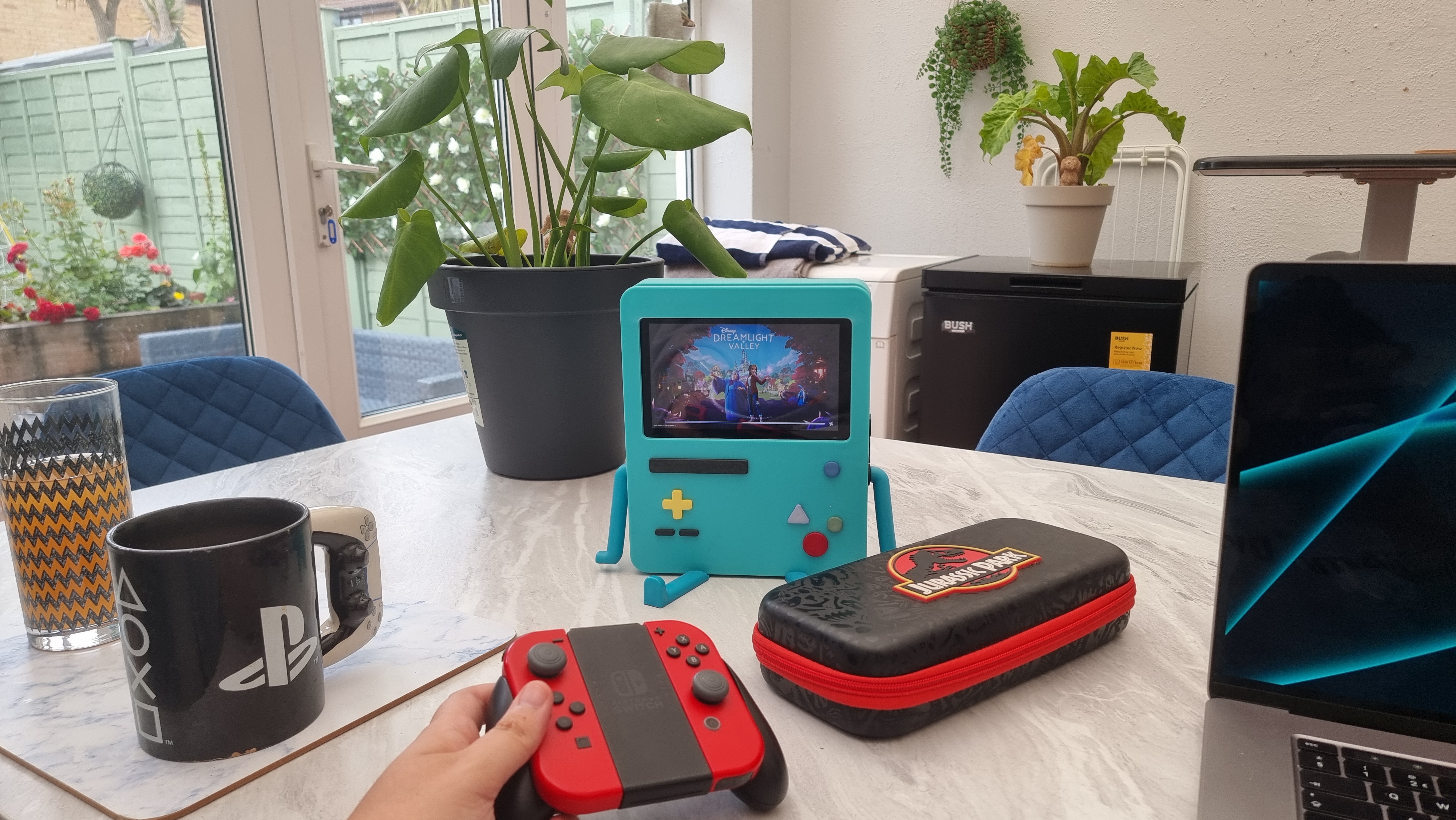 Back to school supplies; playing Disney Dreamlight Valley on Nintendo Switch with BMO dock