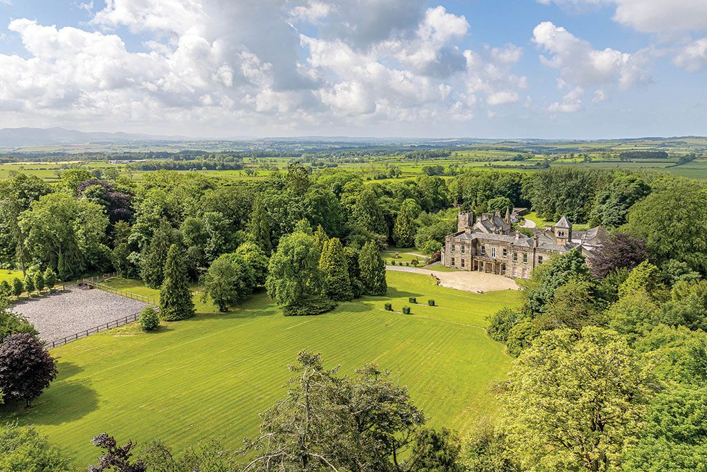 Houses for sale with beautiful fireplaces: Tallentire Hall, Tallentire, Cockermouth, Cumbria.