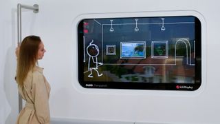 LG Display transparent OLED screen for trains