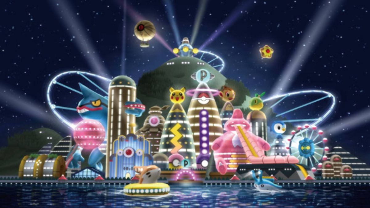 A screenshot of Poketopia in Pokemon Battle Revolution.