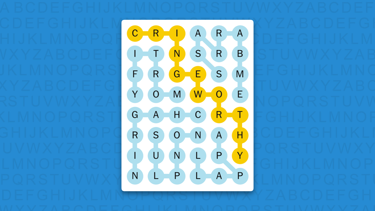 NYT Strands answers for game 954 on a blue background