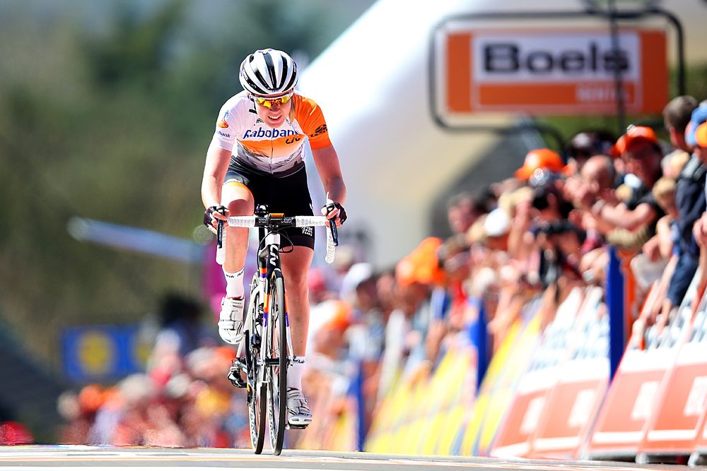 Anna van der Breggen (Rabo-Liv) wins La Fleche Wallonne