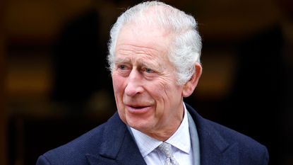 King Charles III leaves The London Clinic after undergoing a corrective procedure for an enlarged prostate on January 29, 2024