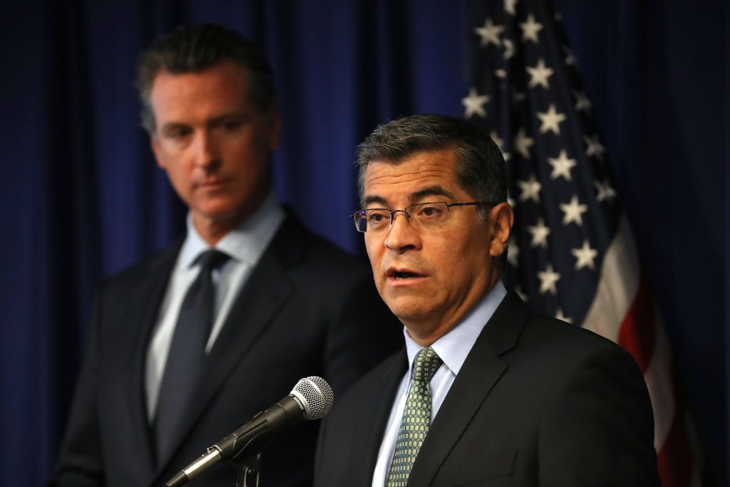 California Attorney General Xavier Becerra