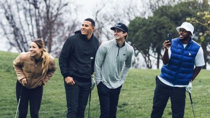 Celebrities at the Callaway Paradym launch event
