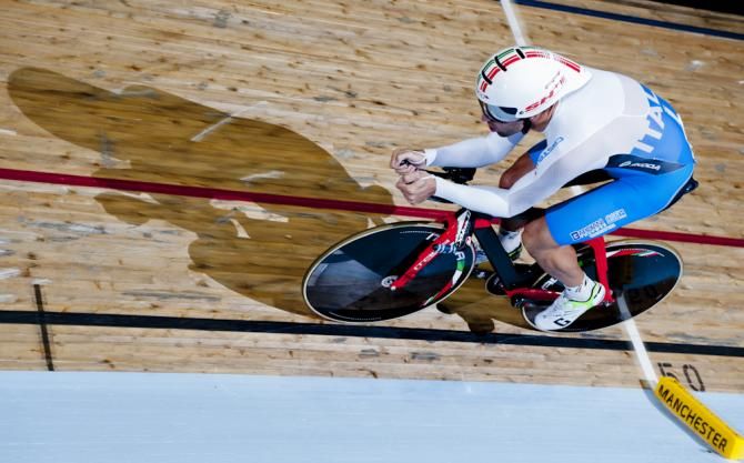 Marco Coledan (Italy) wins the Men's Individual Pursuit