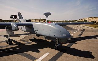 A drone at Palmachim air base, Israel