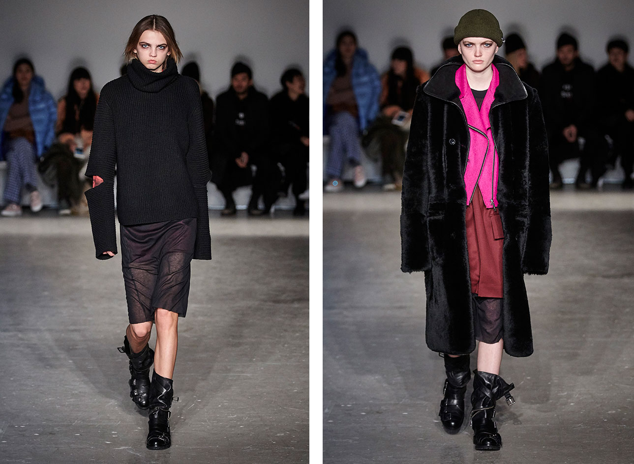 Female models wearing Public School Autumn / Winter range 2016