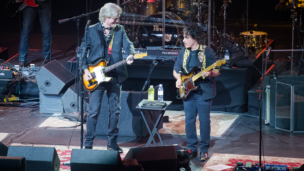 PARIS, FRANCE - JULY 10: Daryl Hall and John Oates from Hall &amp; Oates perform at Salle Pleyel on July 10, 2019 in Paris, France. (Photo by David Wolff - Patrick/Getty Images)