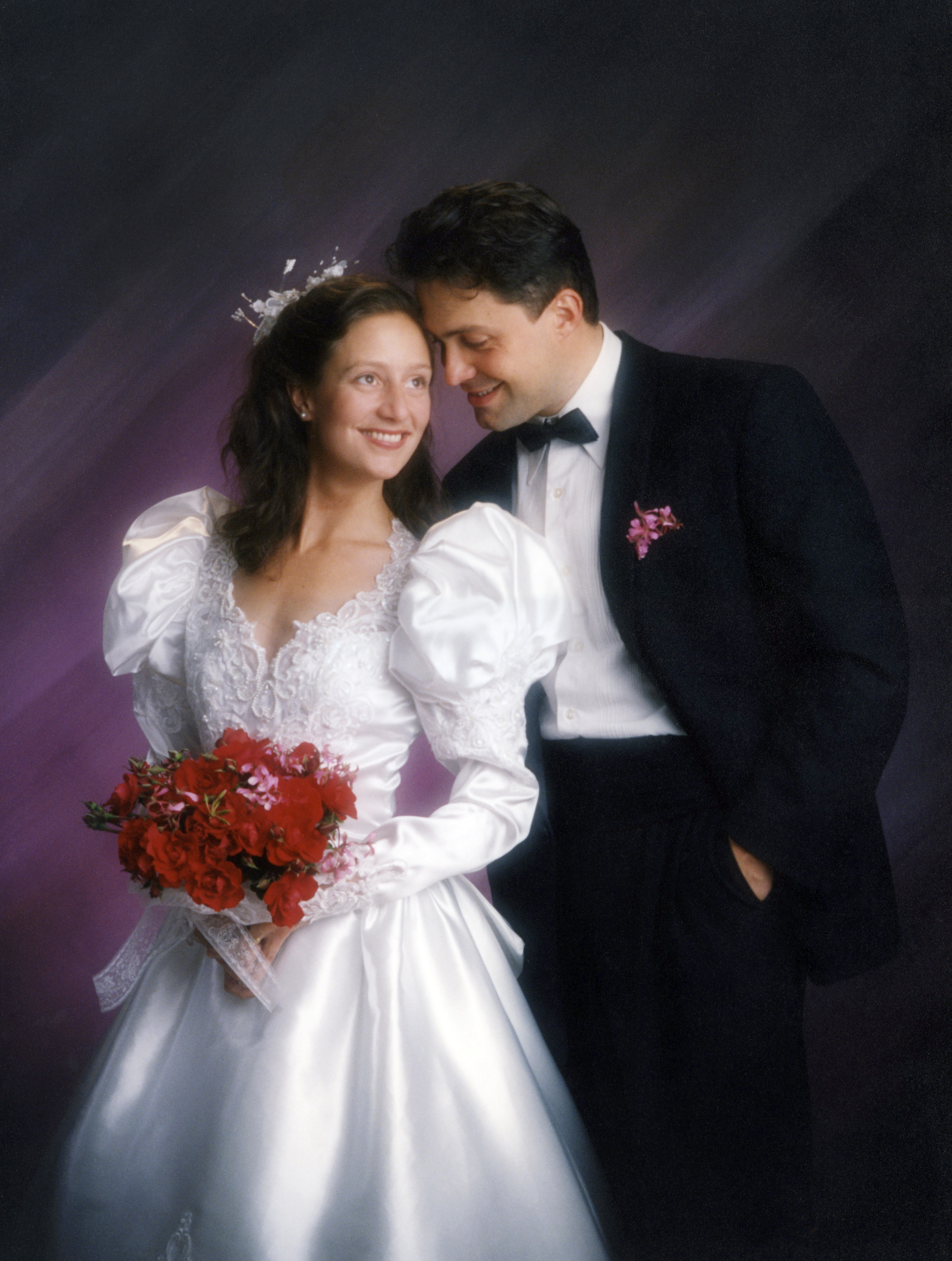 photo of bride and groom by Vibeke Tandberg
