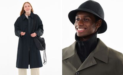 Man and woman in autmun jackets by Uniqlo U