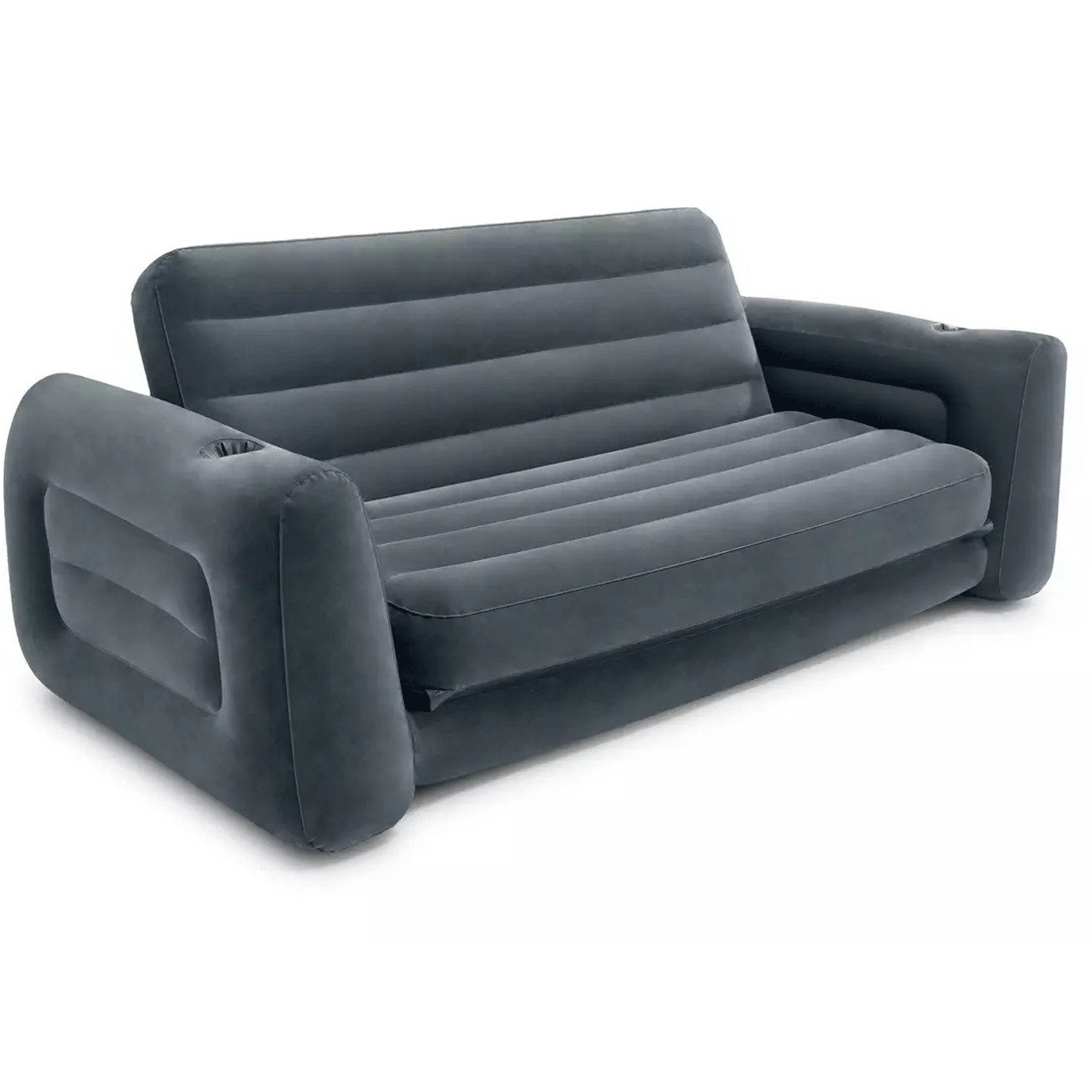 Inflatable sofa bed in grey