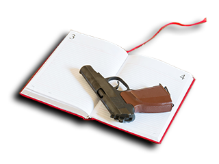 Book and gun