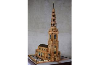 St. Bride's Church cake model