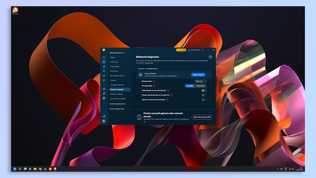 Avast One antivirus software screenshot