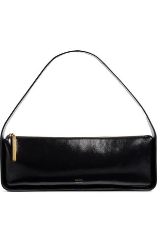 Lori Baguette Leather Shoulder Bag