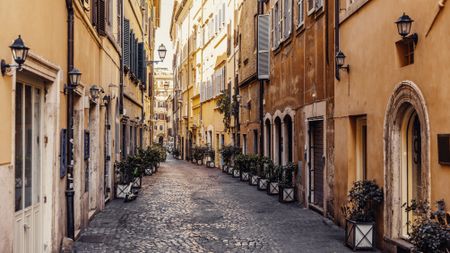 A street in Rome.