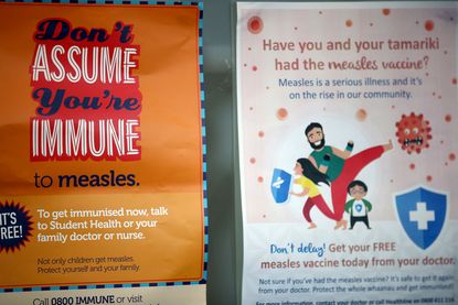 Measles vaccination campaign