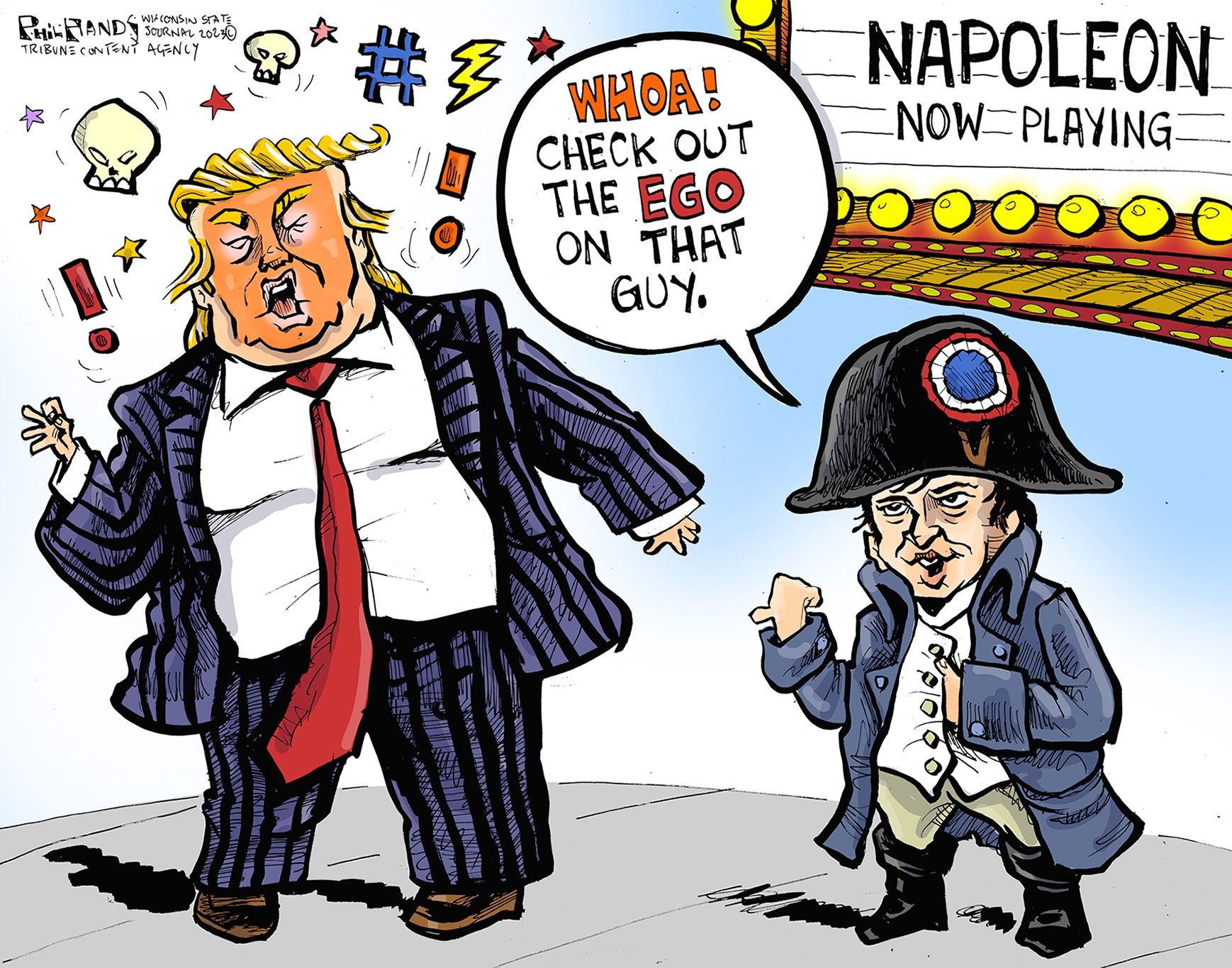 Political cartoon