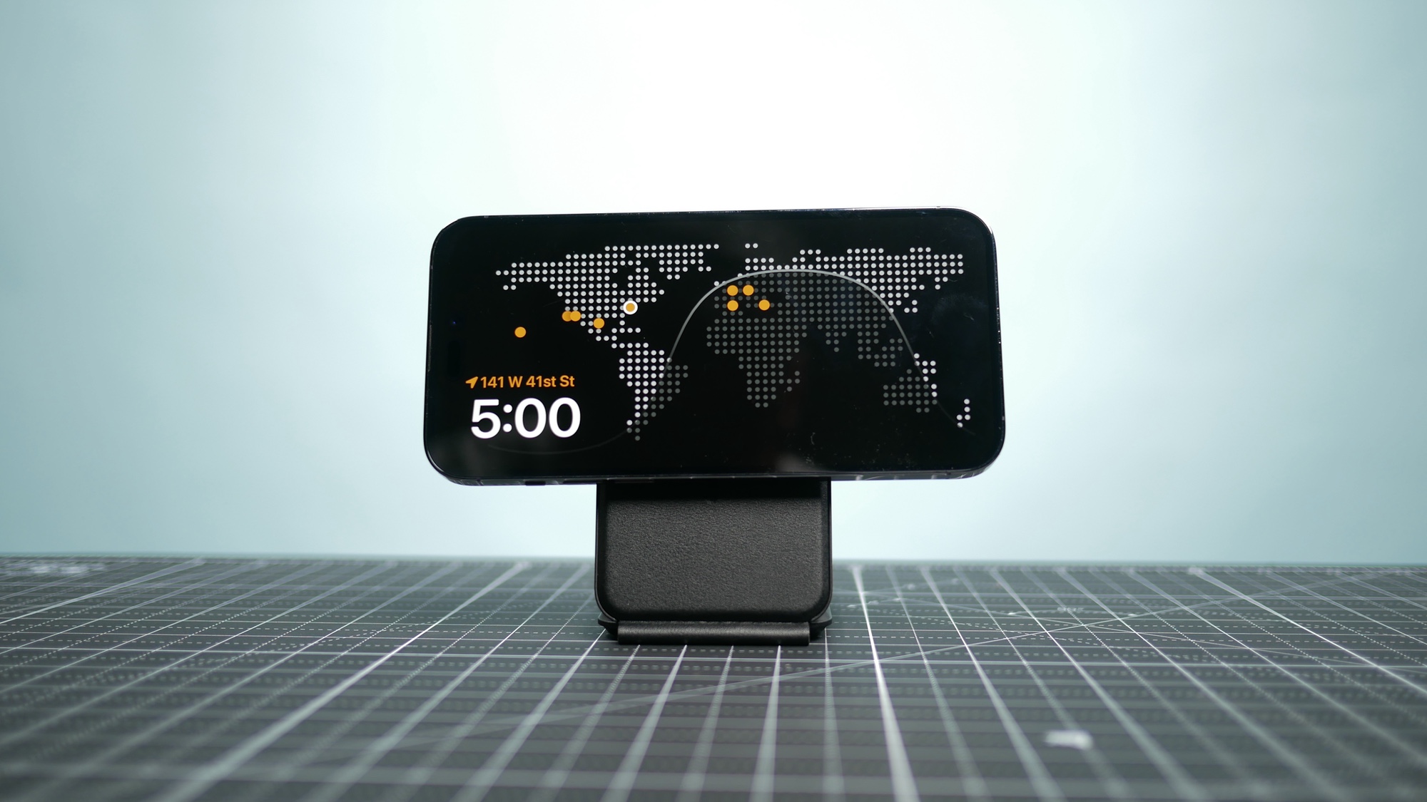 reloj mundial en espera ios 17