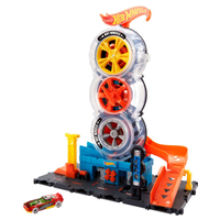 Hot Wheels City Super Twist Tyre Shop Playset and Car - WAS