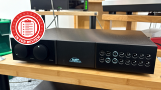 Naim preamp with In For Review logo