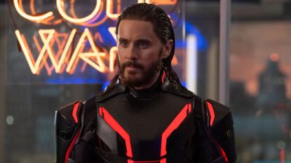Jared Leto as Ares in Tron: Ares.