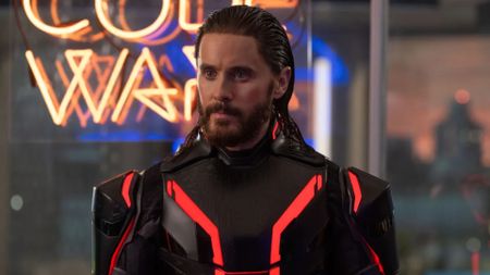 Jared Leto as Ares in Tron: Ares.