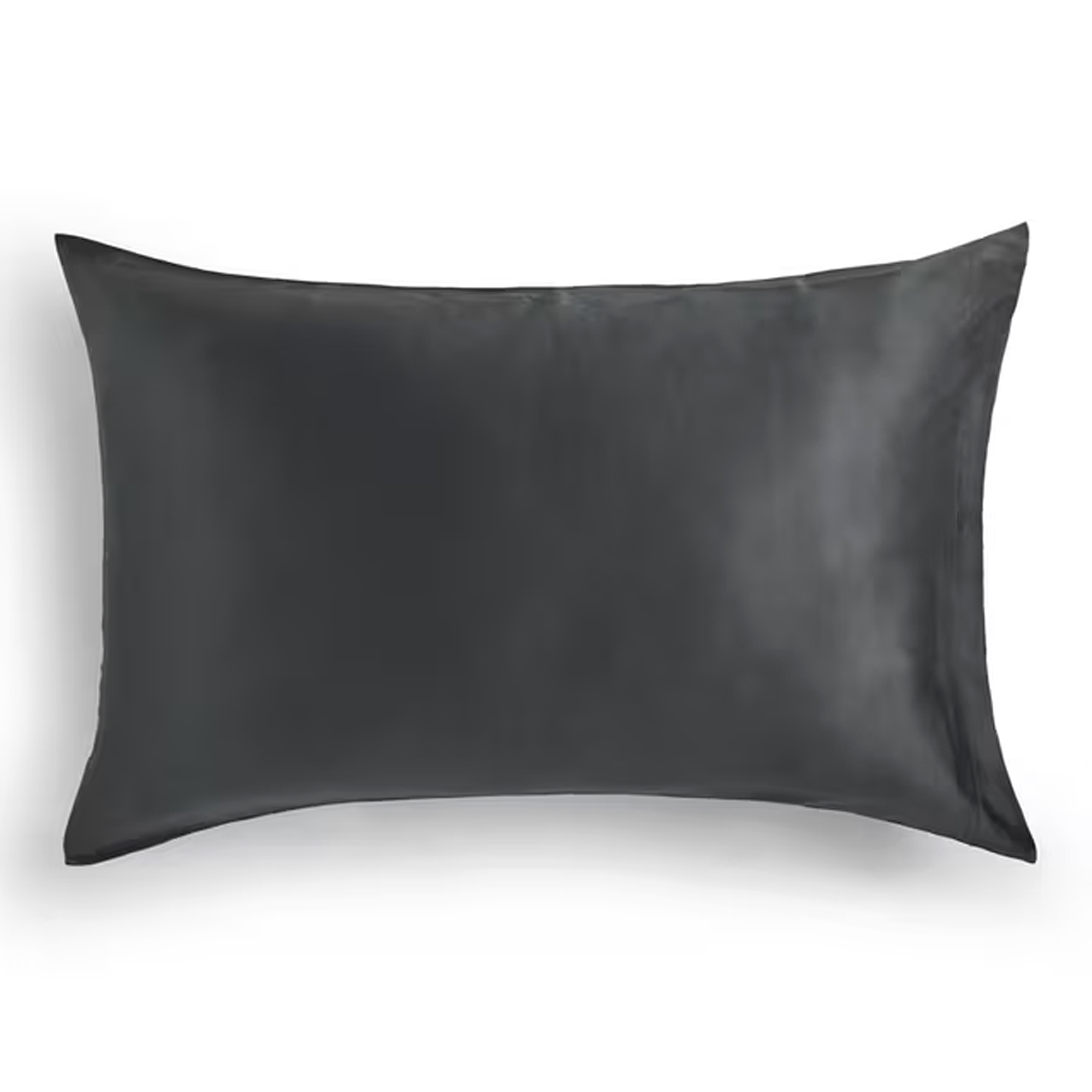 John Lewis Organic Mulberry Silk Standard Pillowcase in charcoal