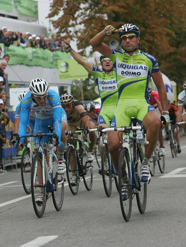 Francesco Chicchi (Liquigas-Doimo) wins the Gran Premio Citt&agrave; di Modena