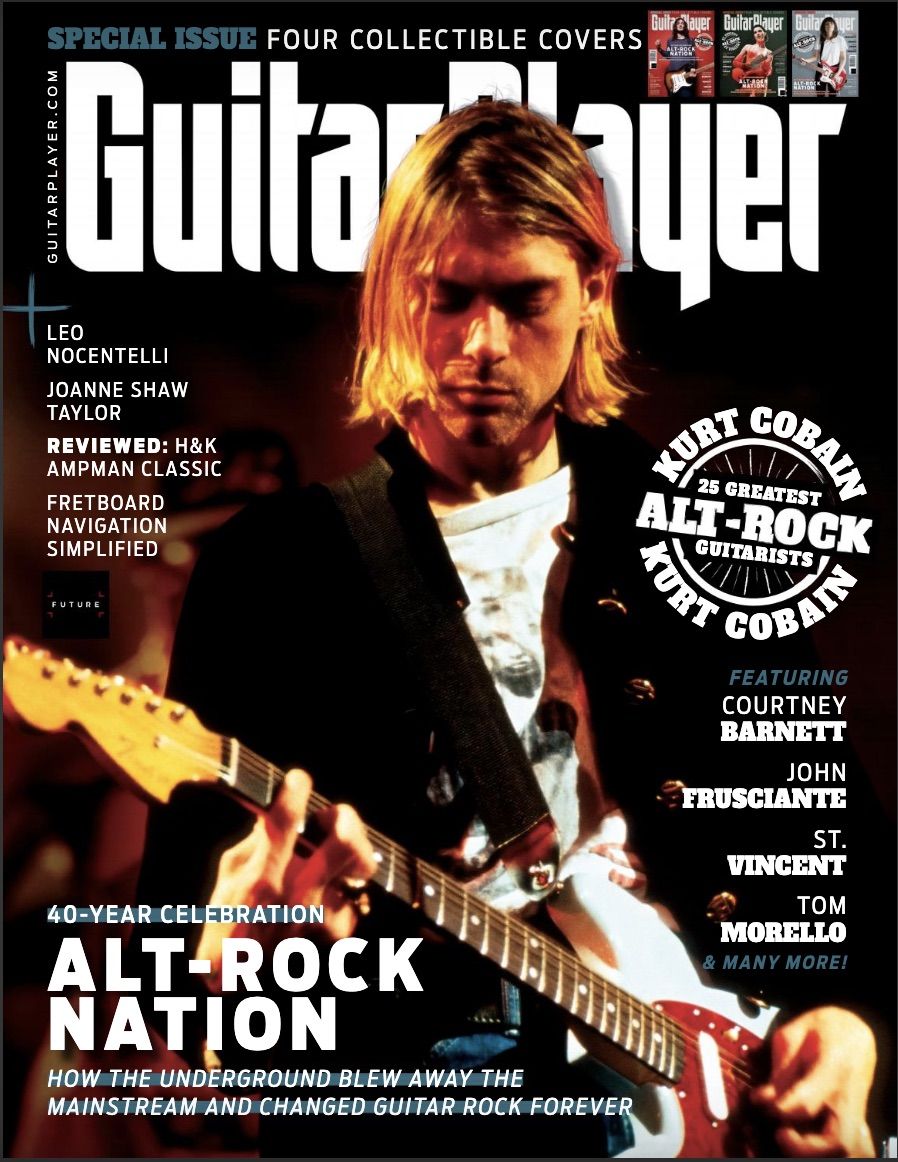 The cover of Guitar Player&#039;s February 2022 issue