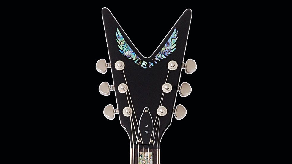 Dean electric guitar headstock