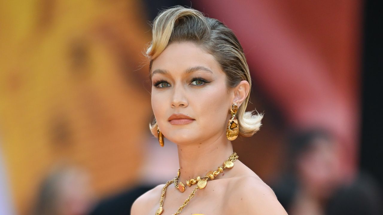 Gigi Hadid at the red carpet premiere of &#039;Deadpool &amp; Wolverine&#039;