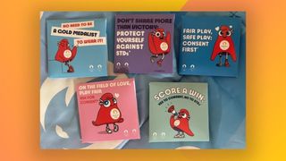 The Olympic condom packaging design has no business being this cute 