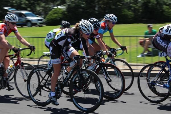 Kate Chilcott came over from New Zealand to race in the series.