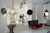 Images of Orlandi's pop-up 'design village' in Porto Cervo