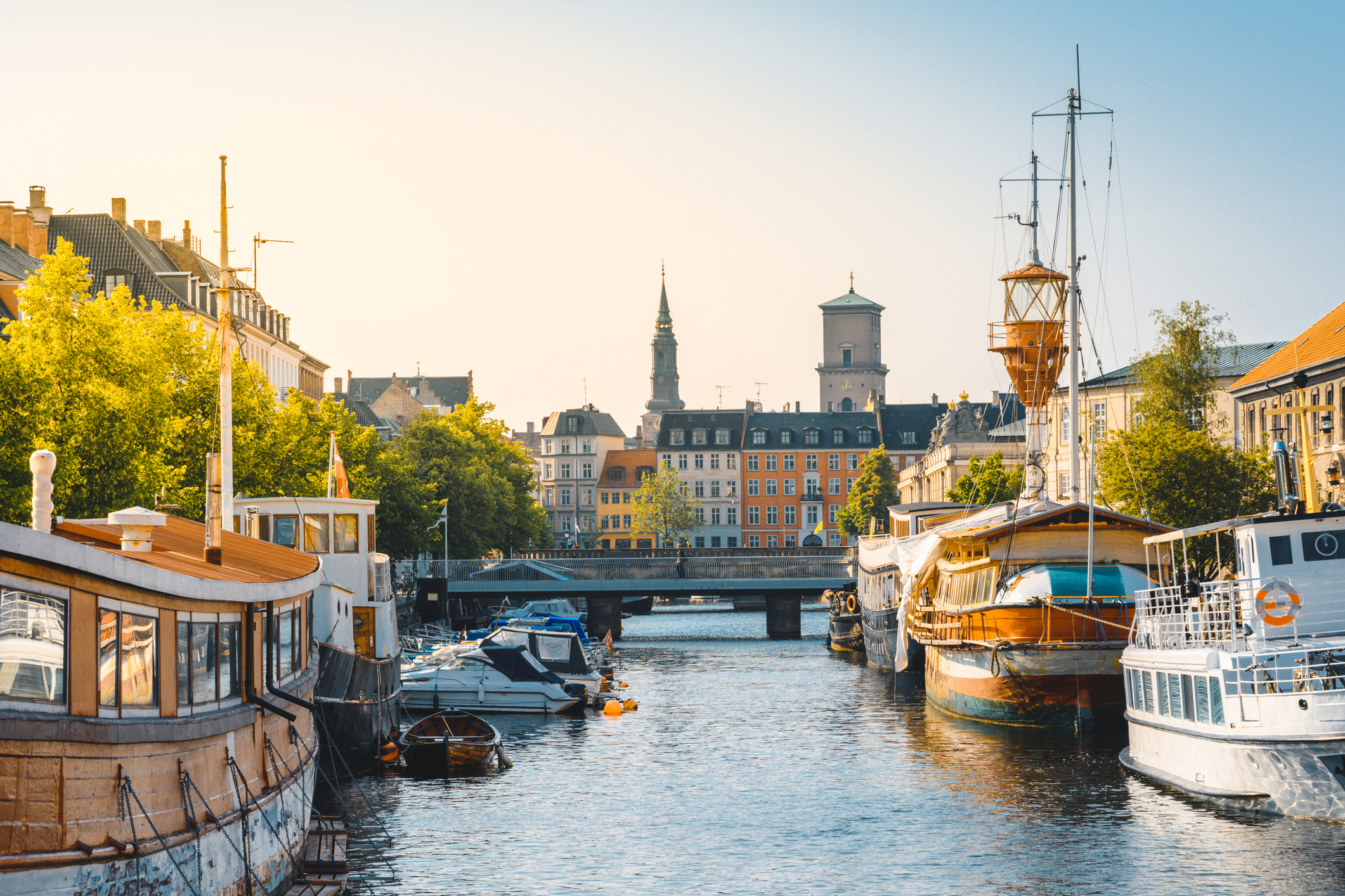 Photo of Copenhagen in Denmark.