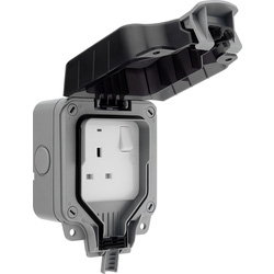 Bg Ip66 13a Switched Socket 1 Gang
