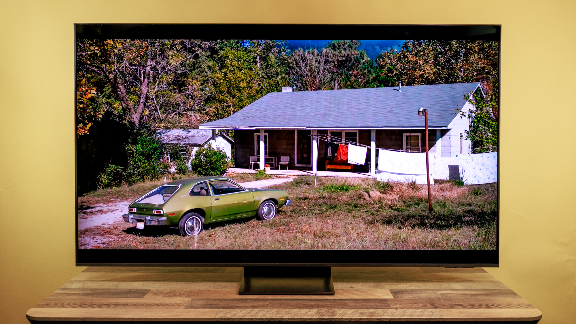 Samsung NEO QLED QN70F on a table