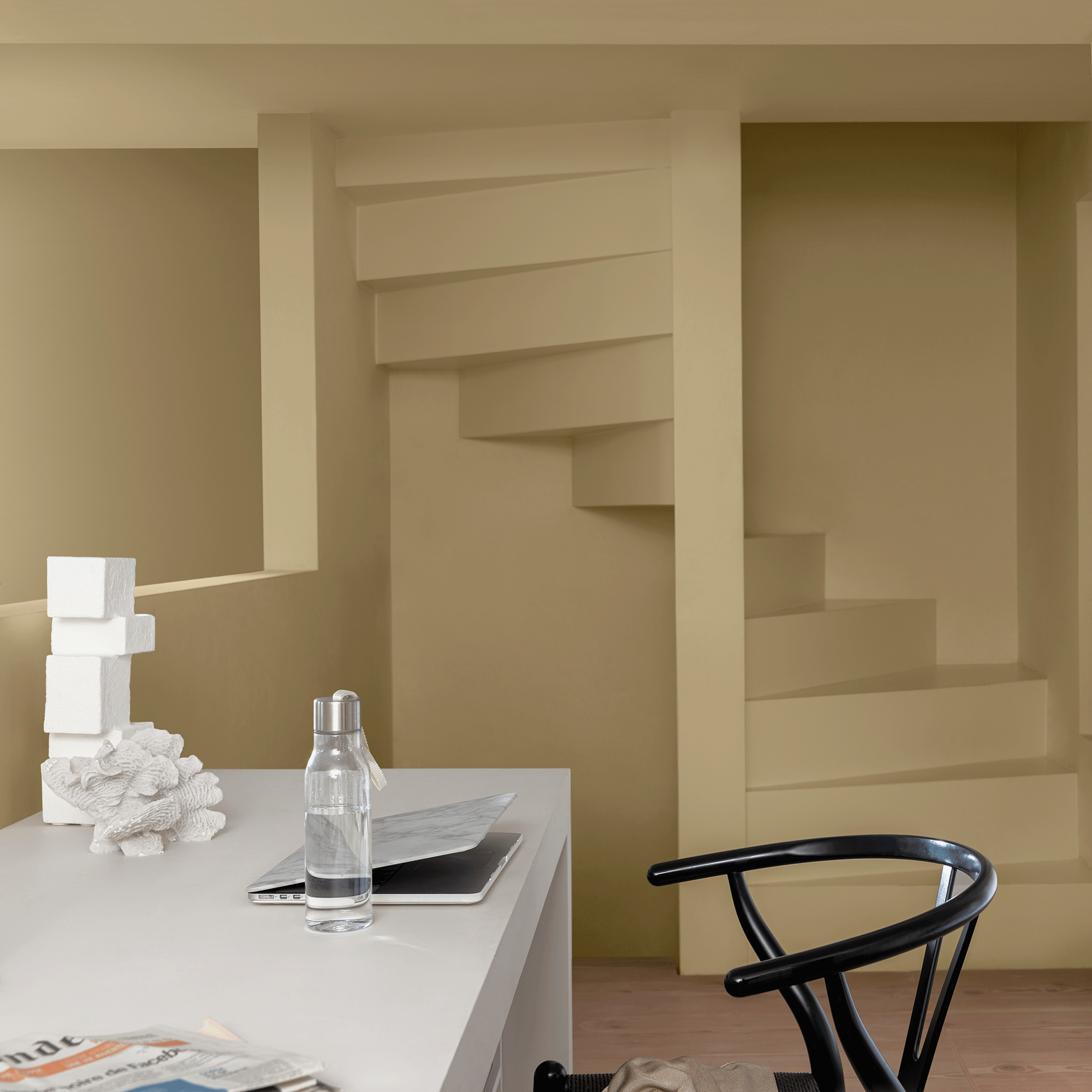 Dulux wild wonder in a study