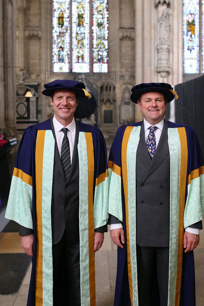Prudhomme and Verity awarded honorary doctorate degrees