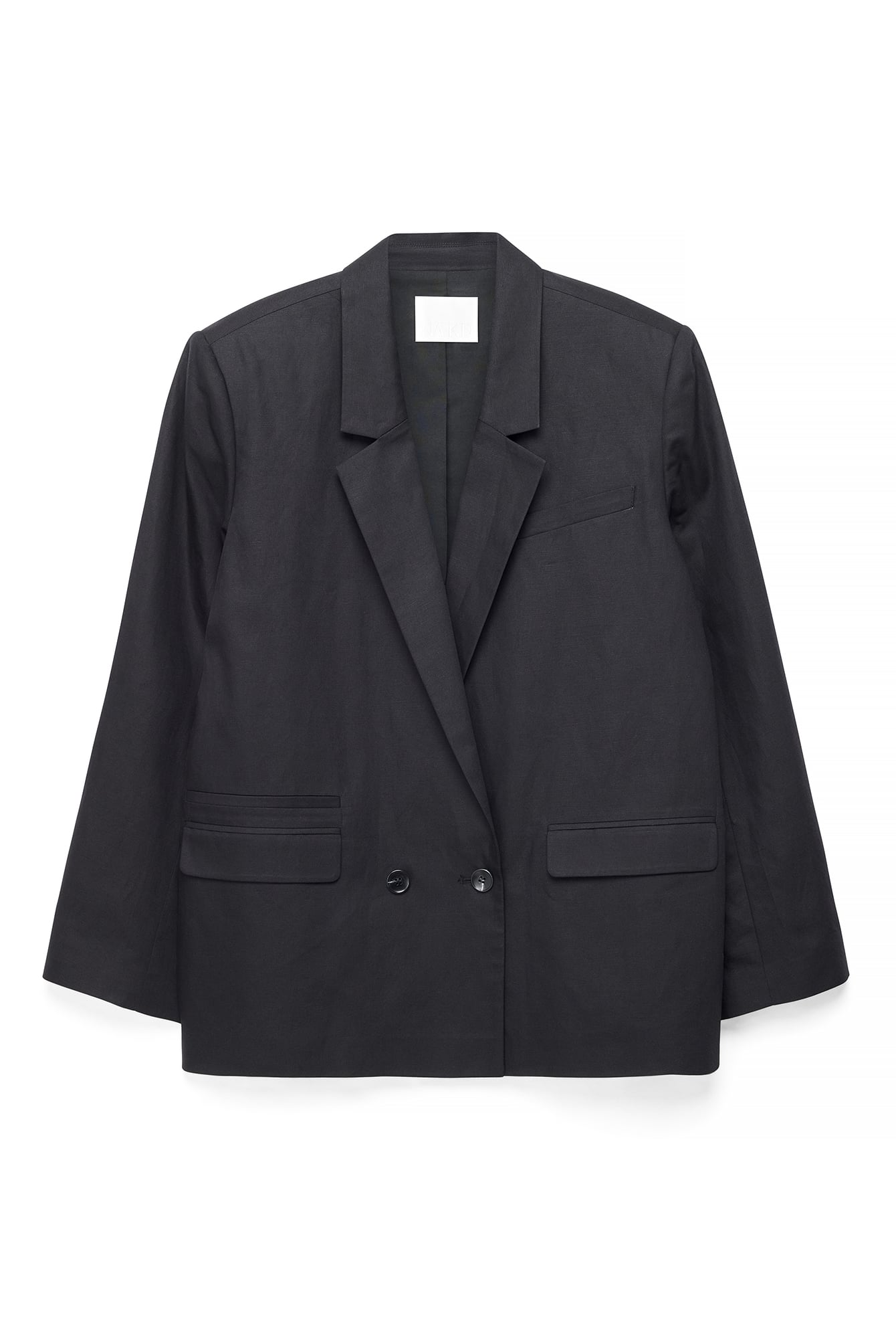 Linen Blend Maxi Oversized Blazer