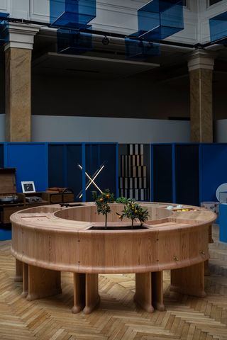 ‘Blushing Bar’ by Chan + Eayrs, Sebastian Cox and American Hardwood Export Council