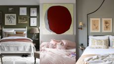 Should you hang art above your bed?