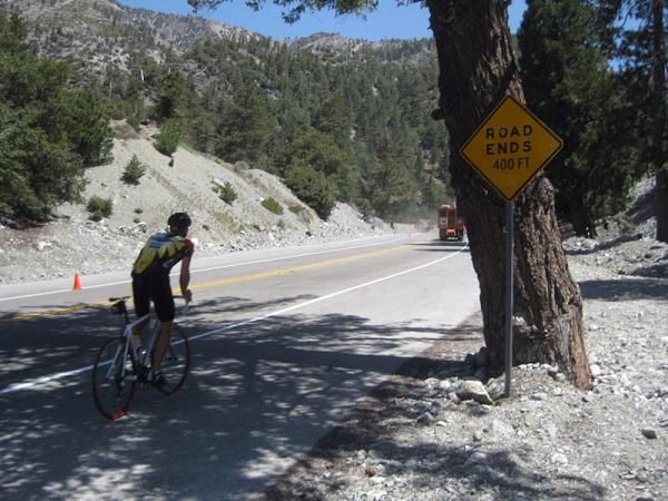 Nearing the top of Mt. Baldy.