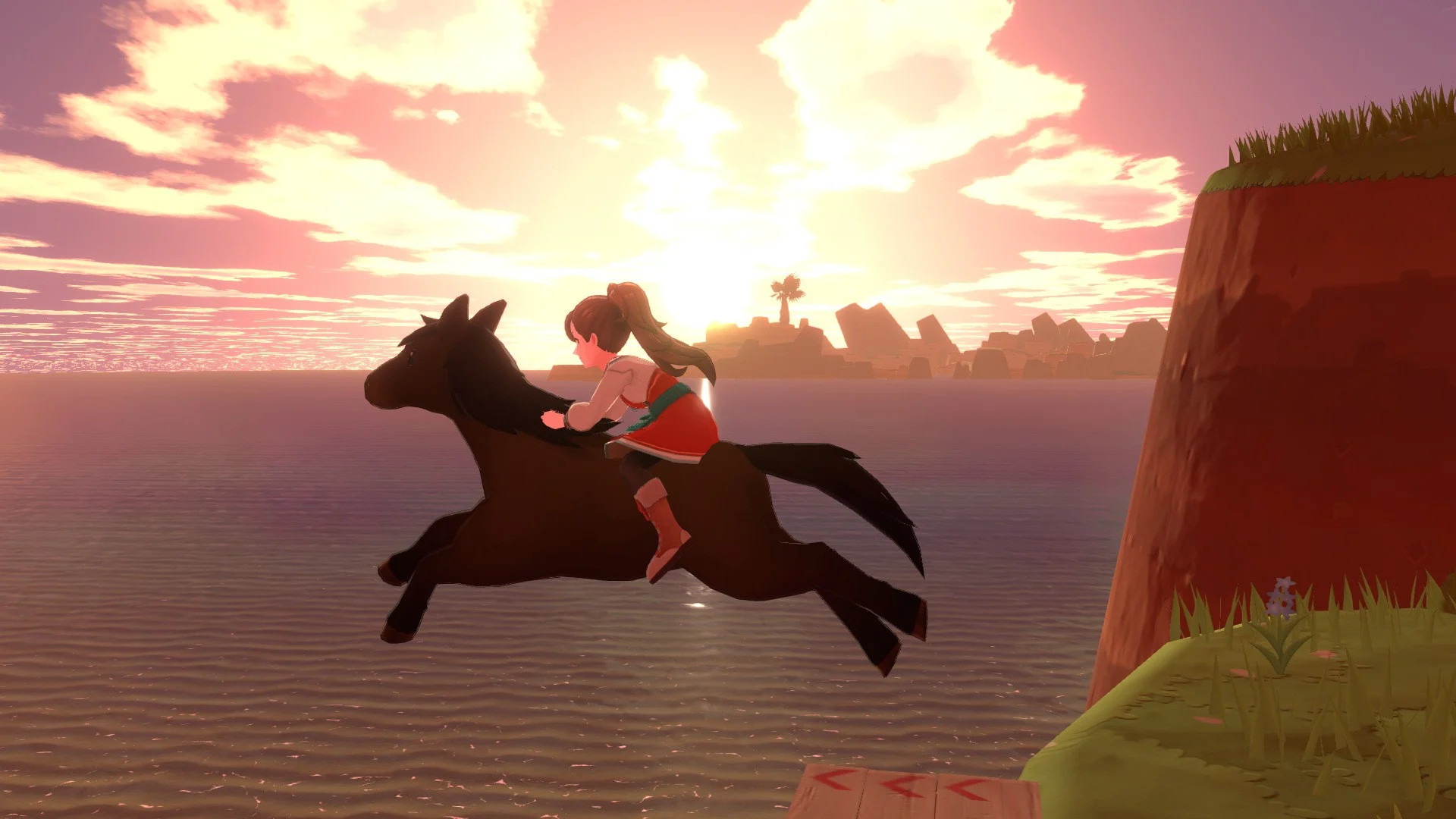 A screenshot of the upcoming Switch 2 game, Harvest Moon: Echoes of Teradata