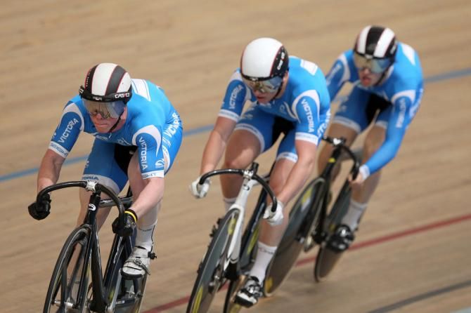 The under 19 men&rsquo;s team sprint was won by Victoria with Braeden Dean helping himself to another gold